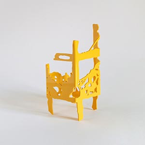 Barcelona Hecomi Map Project<br />Carrer del Consell de Cent 160, Barcelona, Spain<br />Compressed PVC, Steel, Hinges<br />7 x 15 x 7 cm, 2014<br />Private collection