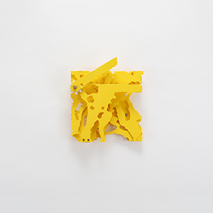 Rijnkaai 150, 2000 Antwerp, Belgium<br />Compressed PVC, Brass, Steel, Hinges<br />32 x 38 x 8.5 cm, 2024<br />Private collection<br />