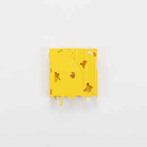 Genterstr.50, Berlin, Germany #2<br />Compressed PVC, Steel, Hinges<br />20 x 24 x 3 cm, 2024<br /><br /><br />