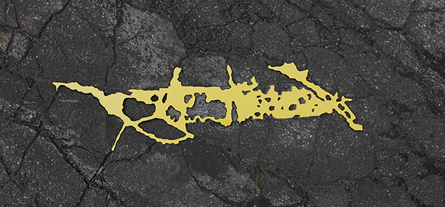 Sannoiwa, near the Makunbetsu power station, Kamikawa, Hokkaido, Japan, 2024<br />81 x 21 cm