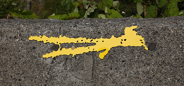 Sounkyo, near the parking area of Daisetsu dam, Kamikawa, Hokkaido, Japan, 2024<br />79 x 23 cm