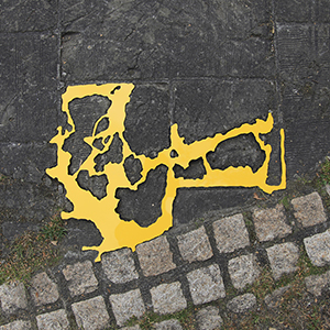 Sounkyo, The open space in front of Rahmen noodle shop Tozanken, Kamikawa, Hokkaido, Japan, 2024<br />65 x 48 cm