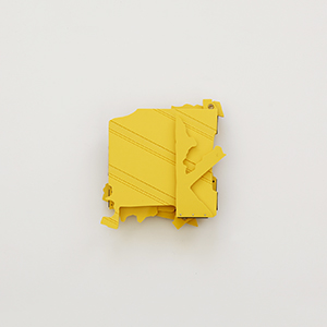 Museum Boijmans Van Beuningen, Room 2, Rotterdam, the Netherlands<br />Compressed PVC, Brass, Steel, Hinges, Acrylic plate<br />12 x 13 x 3 cm, 2025<br /><br /><br />