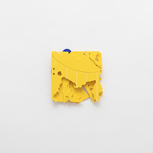 Soi Chanasongram, Pra-Athit Road, Bangkok, Thailand #4, Expanded 2 times<br />Compressed PVC, Brass, Steel, Hinges, Acrylic plate<br />21 x 22.5 x 3 cm, 2025<br /><br /><br />